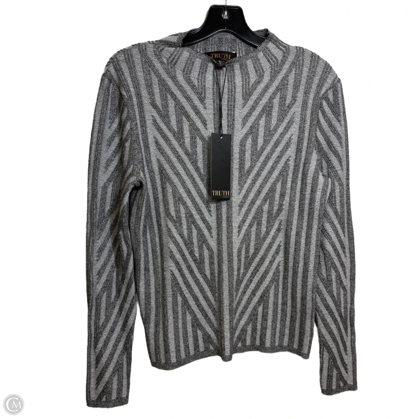 Sweater By Truth In Grey, Size: L