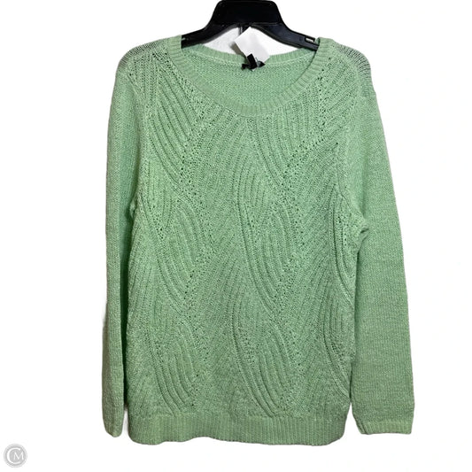 Sweater By Talbots In green, Size: L