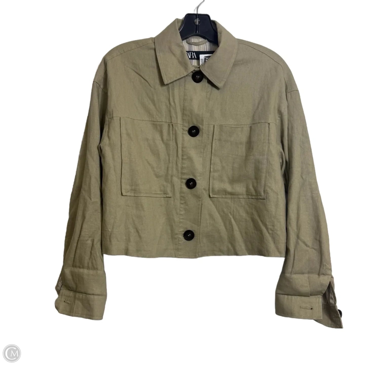 Blazer By Zara In Tan, Size: Xs