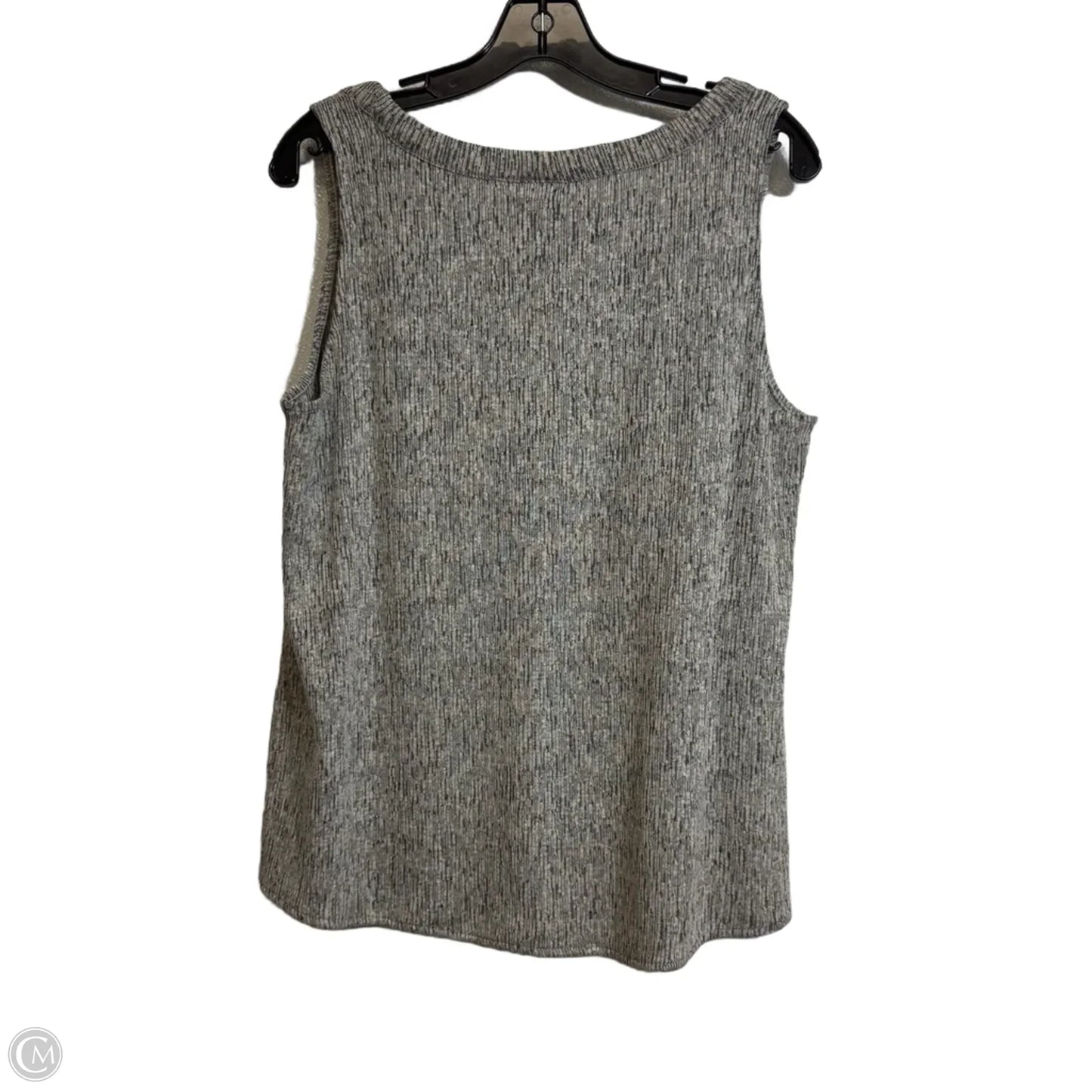 Top Sleeveless By Pure Jill In Grey, Size: L