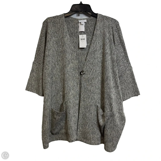 Cardigan By Pure Jill In Grey, Size: L