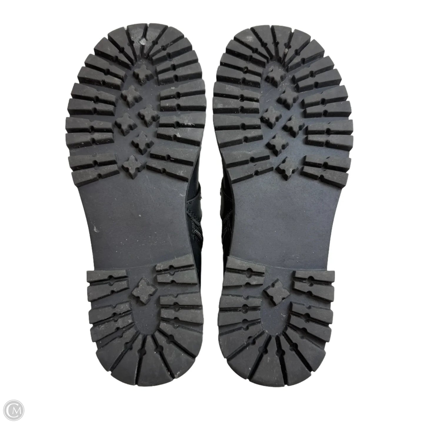 Boots Ankle Flats By So In Black, Size: 8