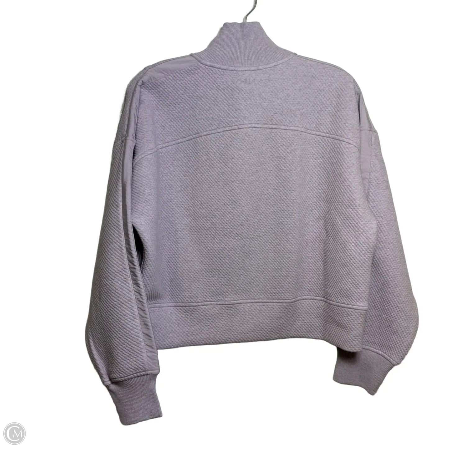 Athletic Top Long Sleeve Collar By Calia In Purple, Size: Xs