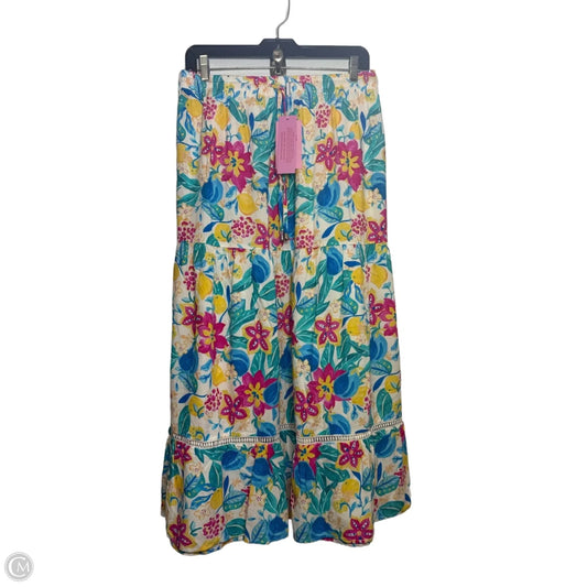Skirt Midi By Clothes Mentor In Multi-colored, Size: 22