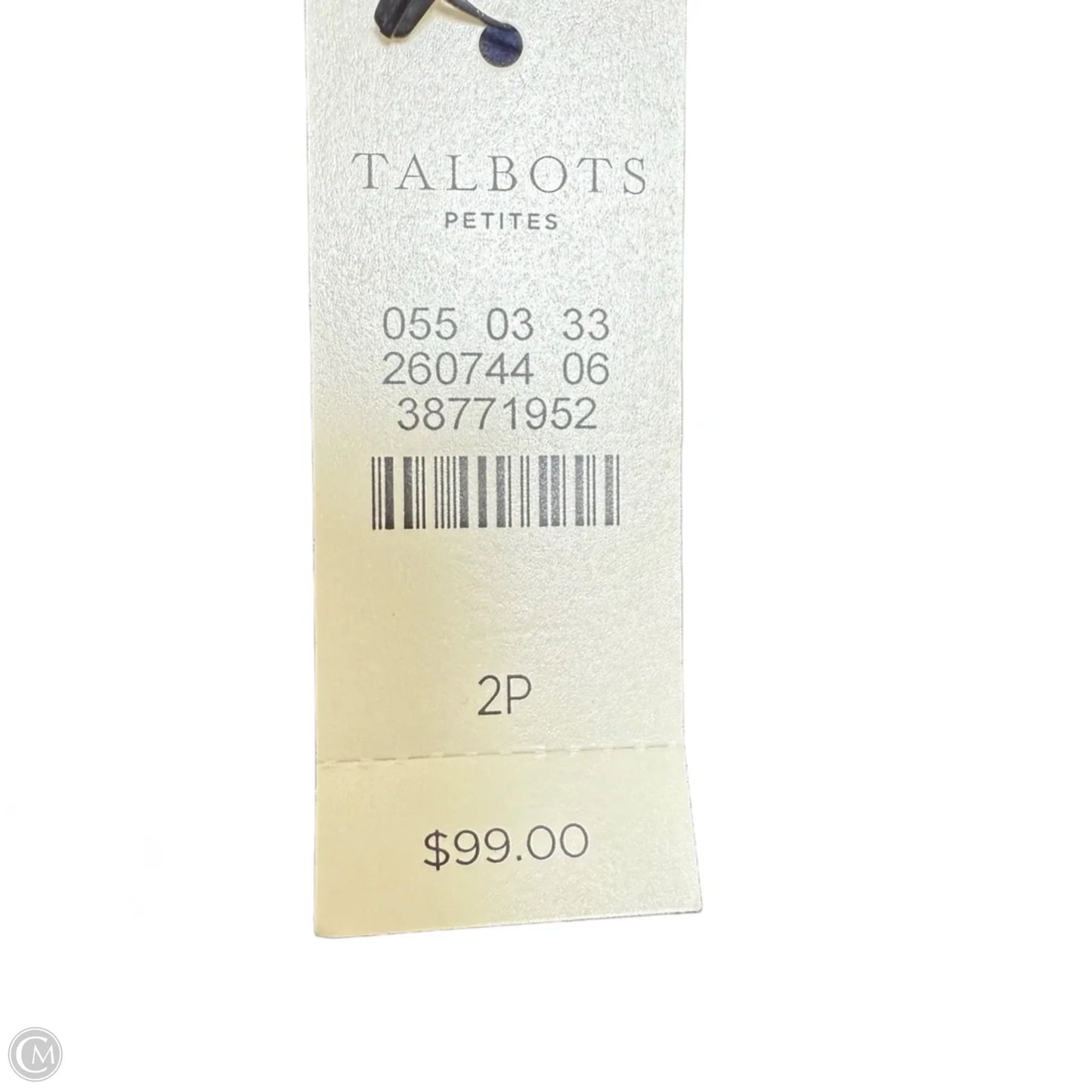 Blouse Long Sleeve By Talbots In Navy, Size: 2p