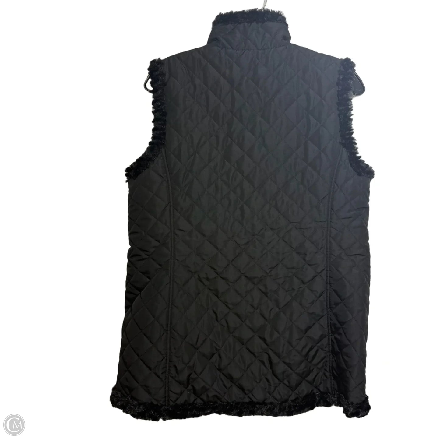 Vest Puffer & Quilted By Denim And Co Qvc In Black, Size: S