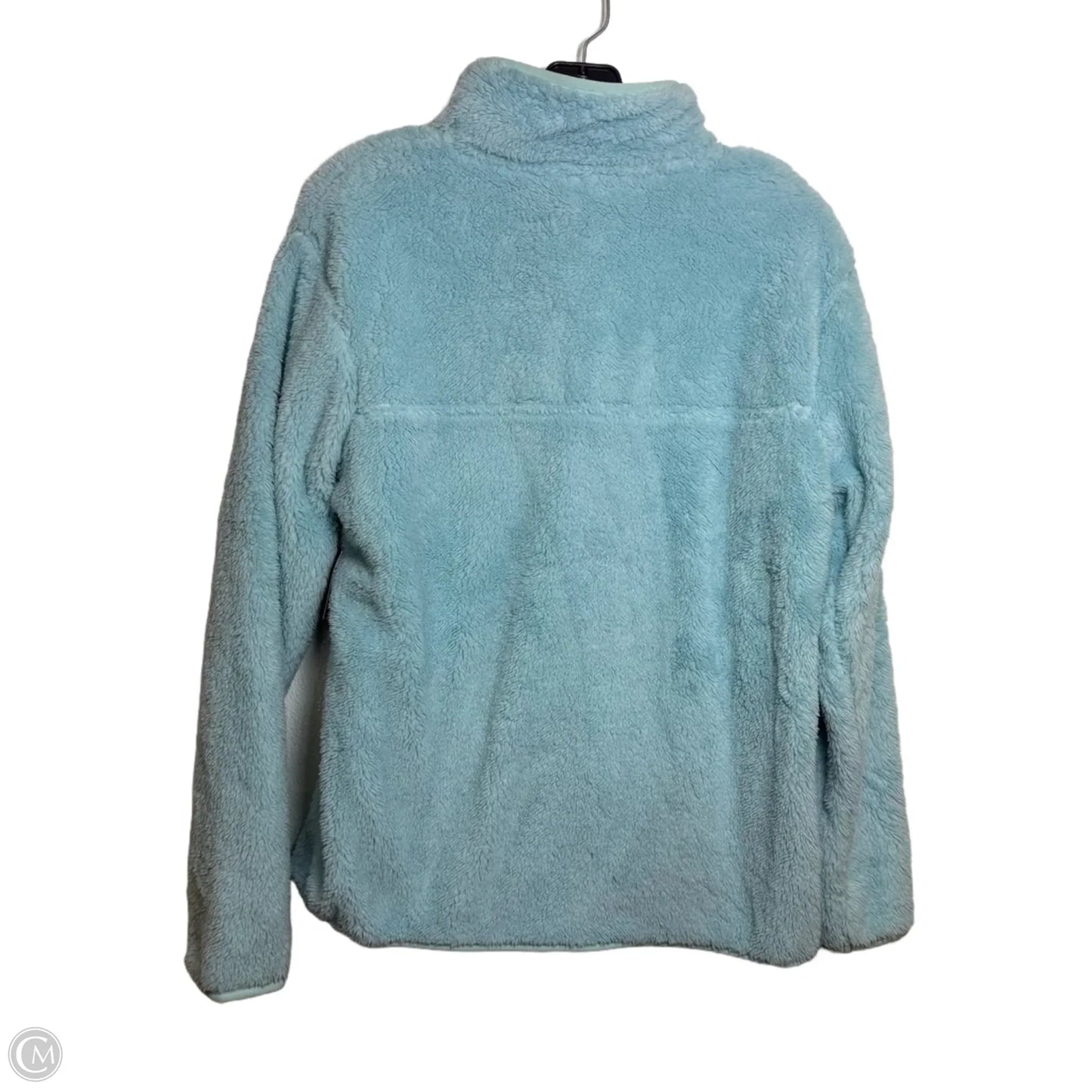 Jacket Fleece By Eddie Bauer In Blue, Size: M