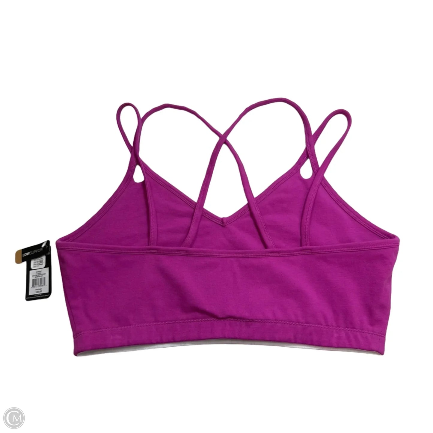 Athletic Bra By Reebok In Pink, Size: Xl