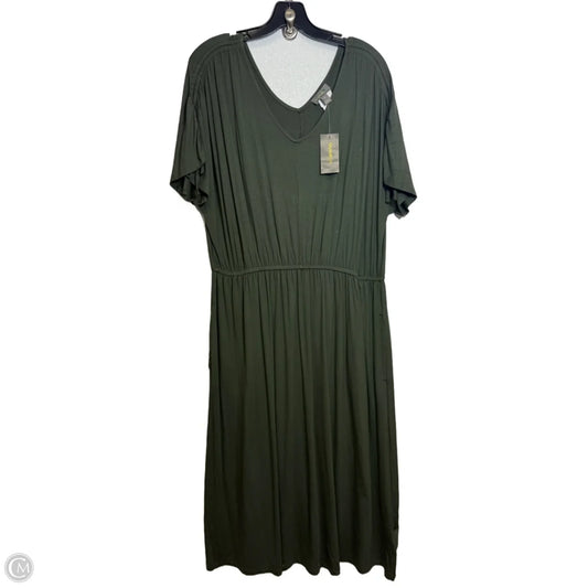 Dress Casual Short By Style And Company In Green, Size: 1x
