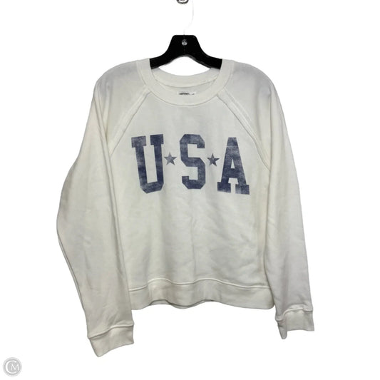 Sweatshirt Crewneck By Grayson Threads In White, Size: L