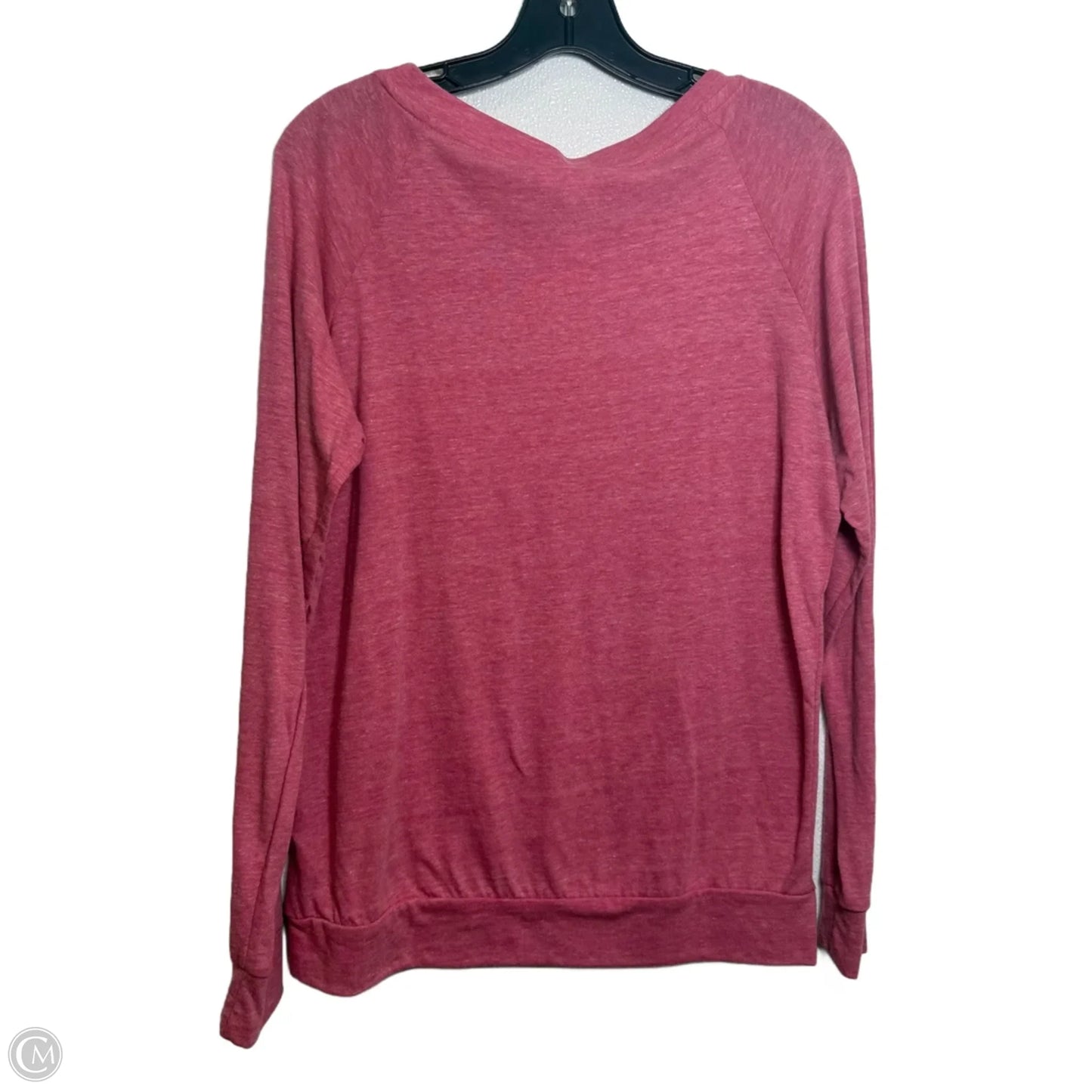 Top Long Sleeve Basic By Cme In Red, Size: L