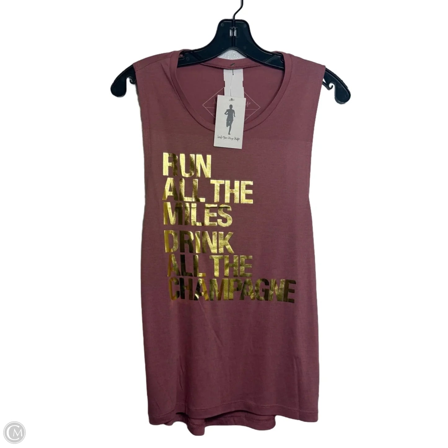 Athletic Tank Top By Cmf In Mauve, Size: S