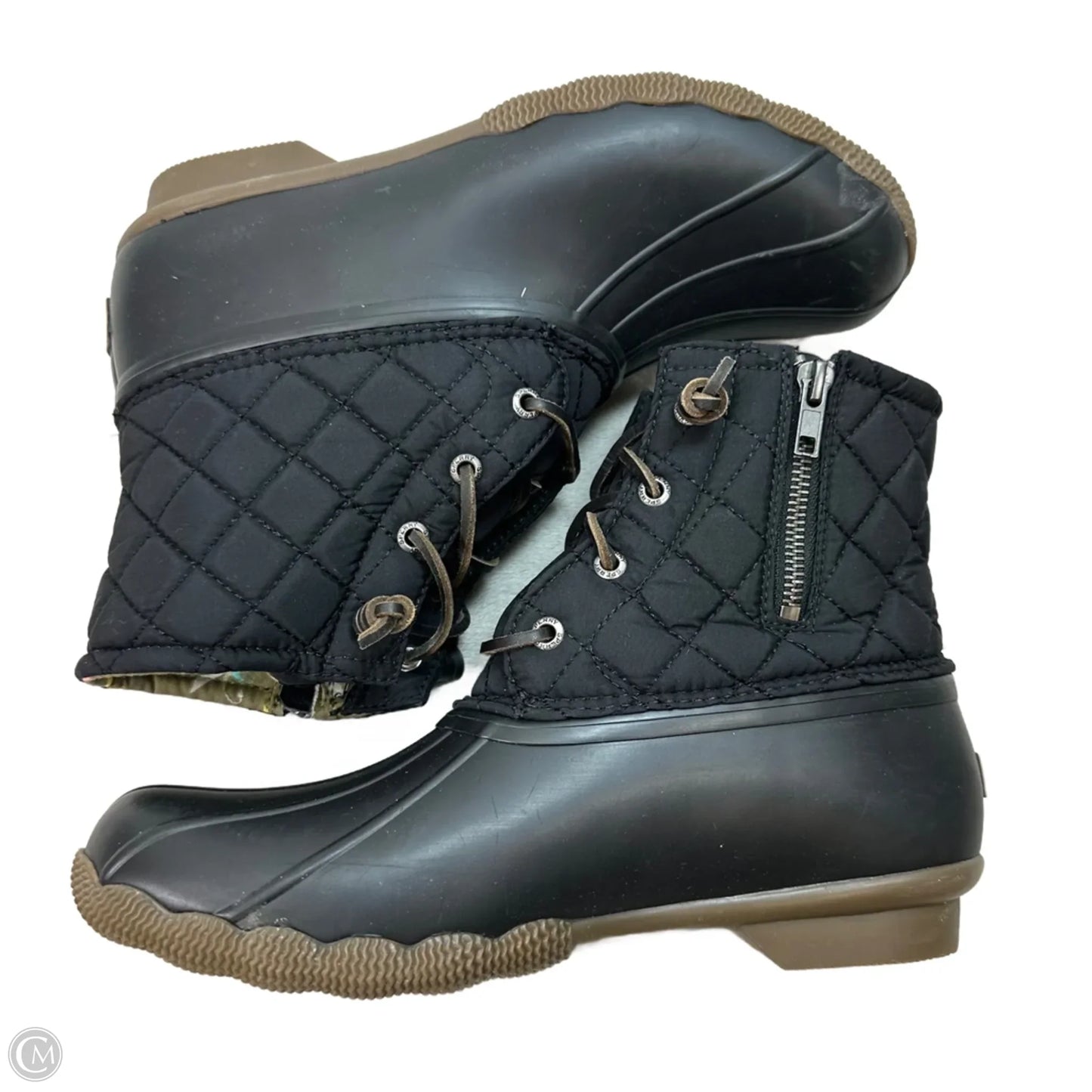 Boots Rain By Sperry In Black, Size: 9