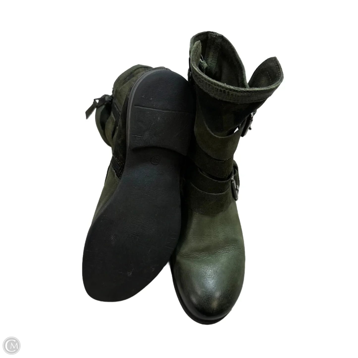 Boots Ankle Flats By Miz Mooz In Green, Size: 6.5