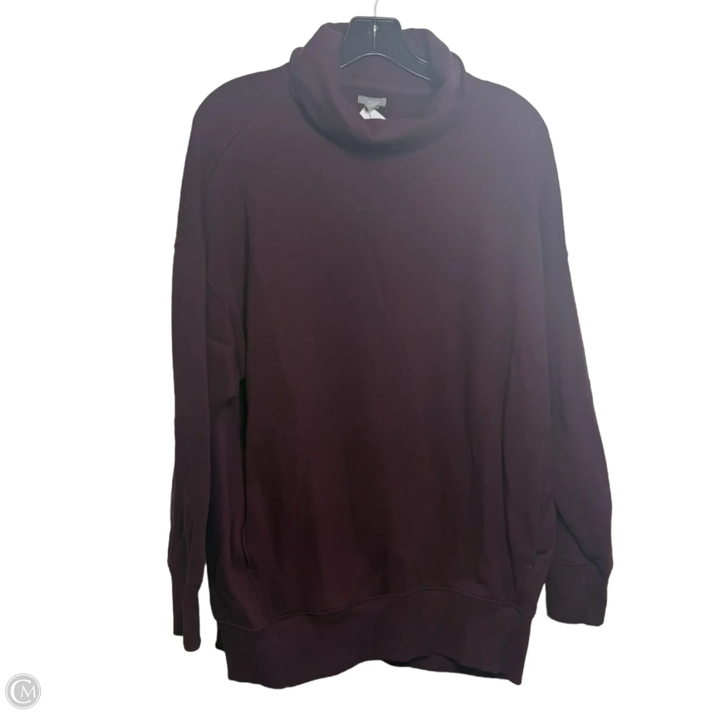 Top Long Sleeve By Aerie In Maroon, Size: M