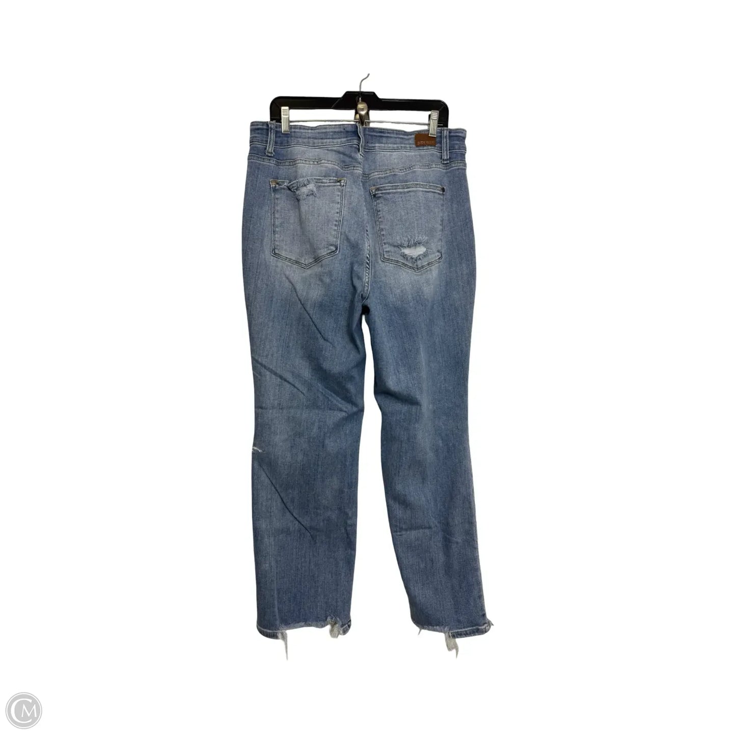 Jeans Straight By Judy Blue In Blue Denim, Size: 16