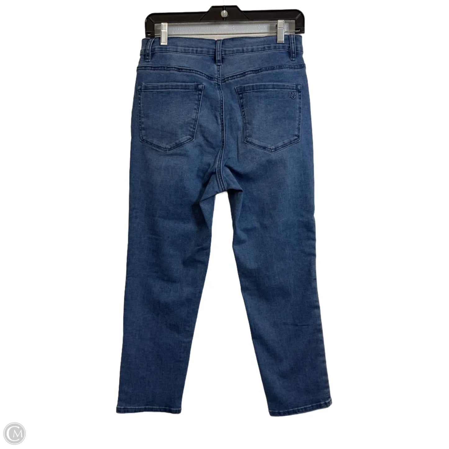 Jeans Straight By Diane Gilman In Blue Denim, Size: 8