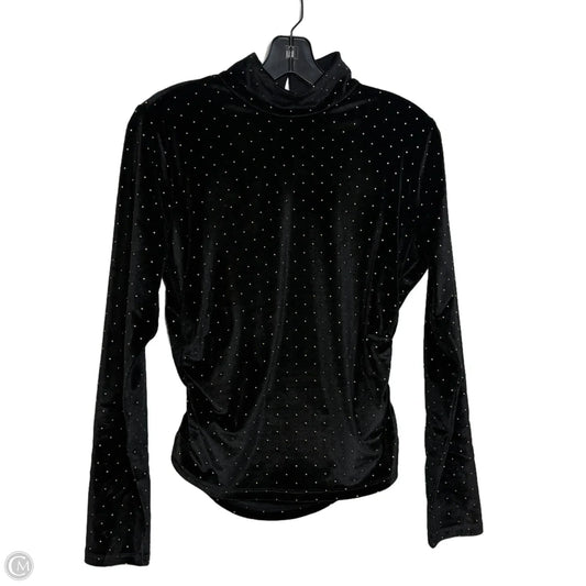 Top Long Sleeve By Michael By Michael Kors In Black, Size: M