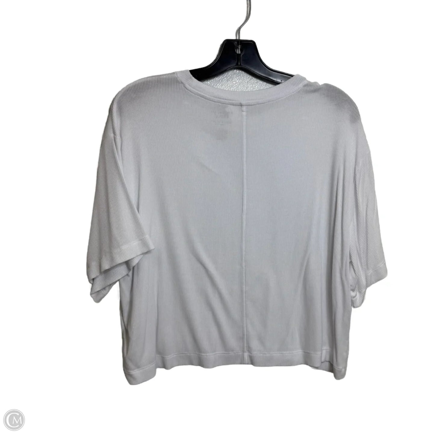 Top Short Sleeve Basic By American Eagle In White, Size: L