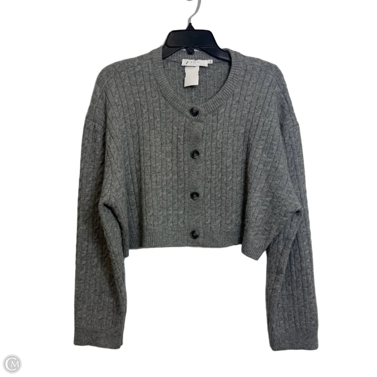 Sweater By Astr In Grey, Size: L