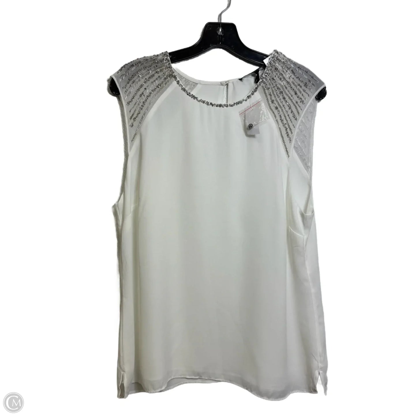 Top Sleeveless By White House Black Market In White, Size: 12