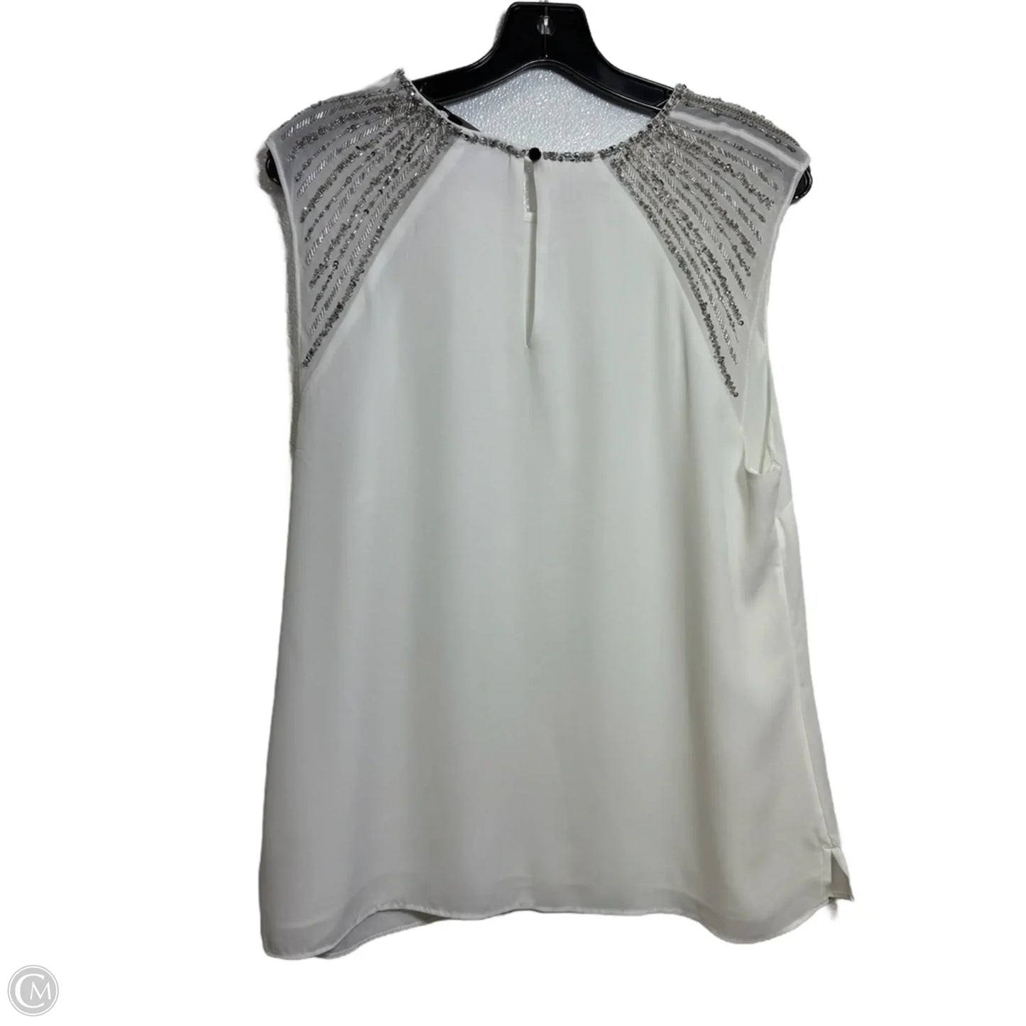 Top Sleeveless By White House Black Market In White, Size: 12