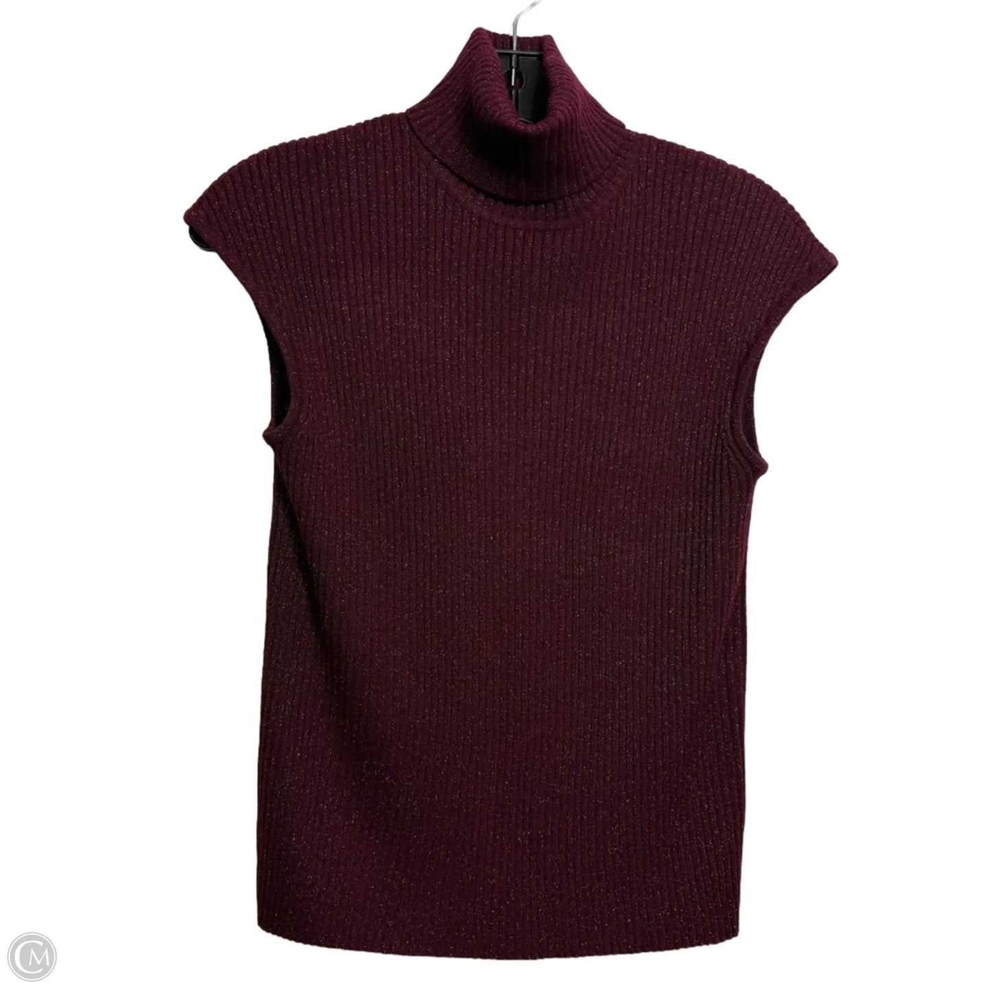 Top Sleeveless By Kate Hill In Maroon, Size: S
