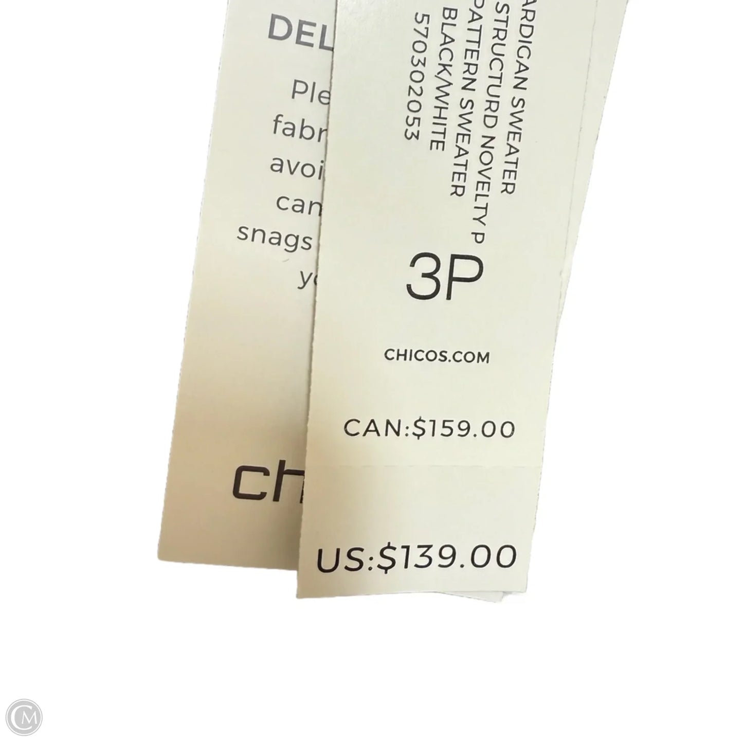 Cardigan By Chicos In Black, Size: Xlp