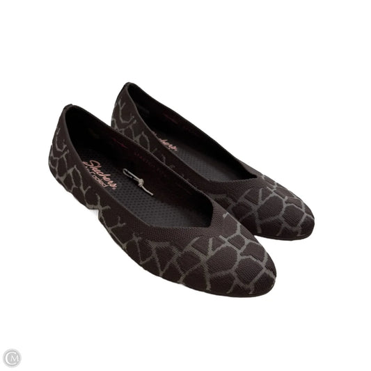 Shoes Flats By Skechers In Animal Print, Size: 9.5