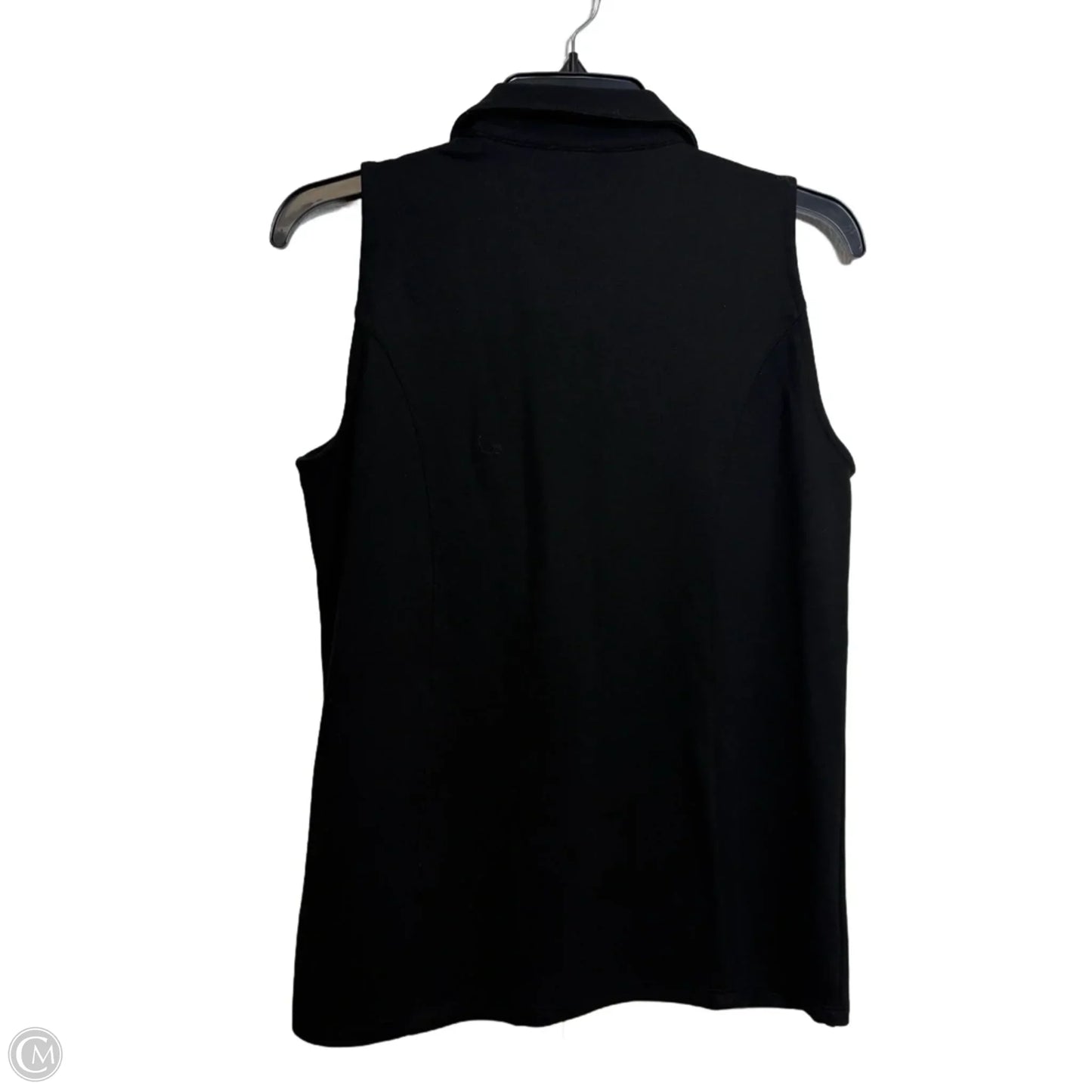 Top Sleeveless By Anne Klein In Black, Size: S