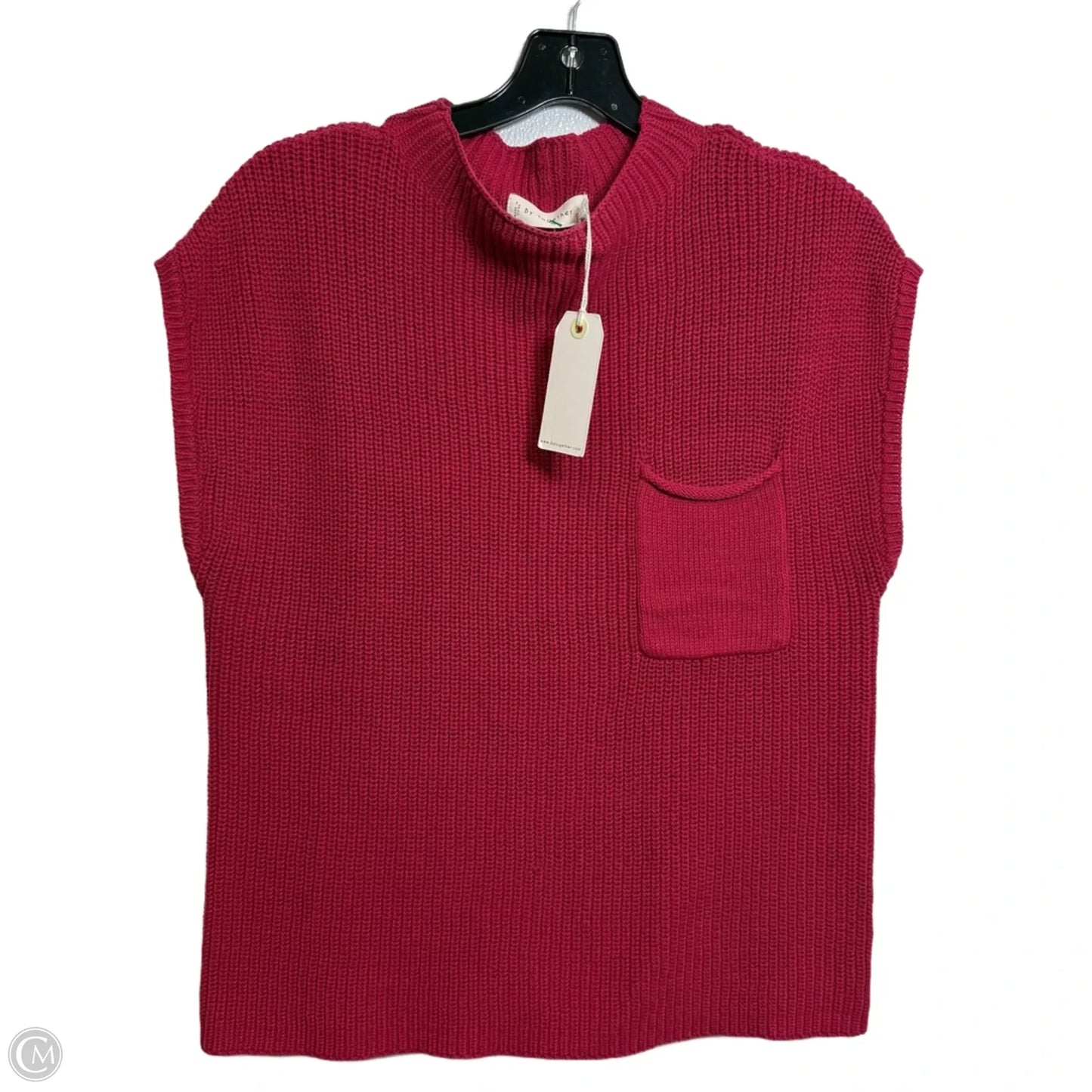 Sweater Short Sleeve By By Together In Mauve, Size: S