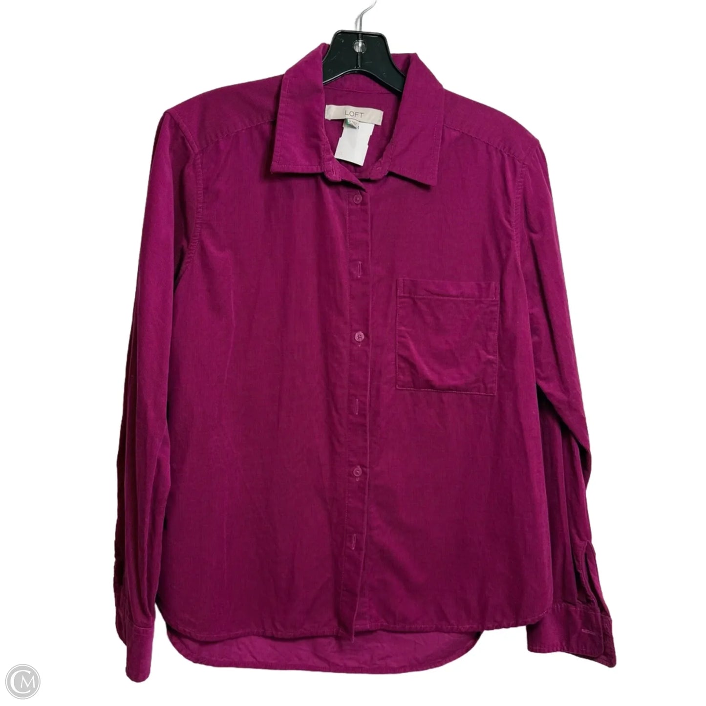 Top Long Sleeve By Loft In Pink, Size: S