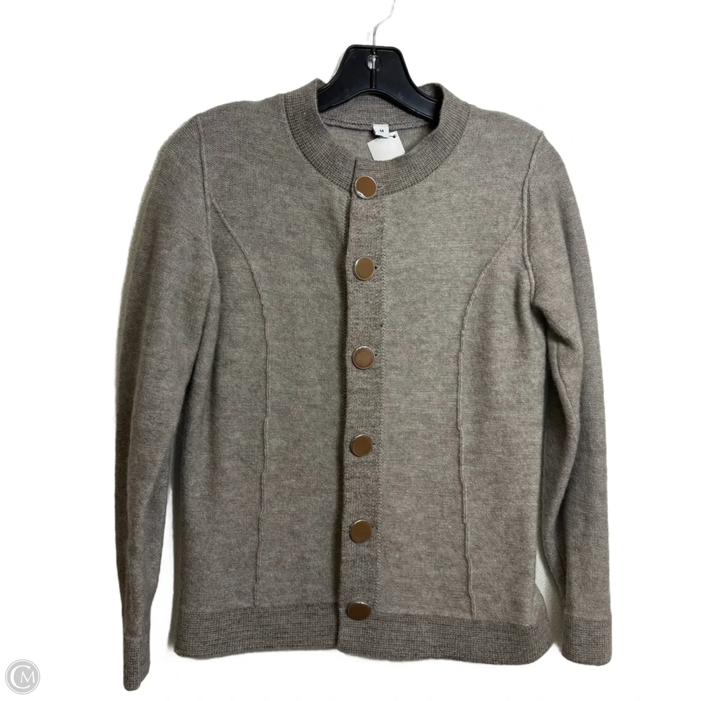 Cardigan By Cme In Taupe, Size: M