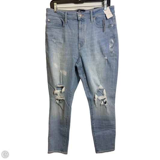 Jeans Jeggings By Gap In Blue Denim, Size: 14