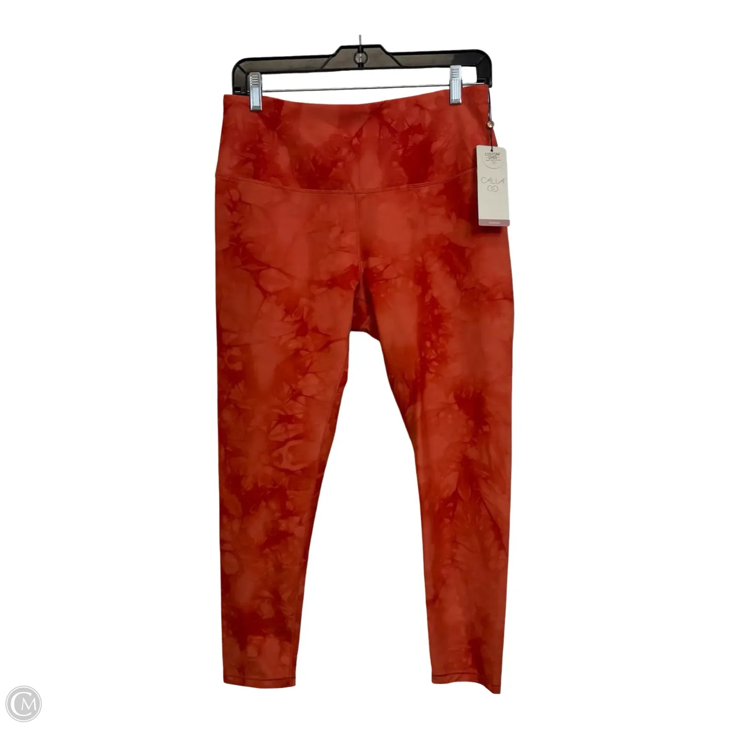 Athletic Leggings By Calia In Orange, Size: L