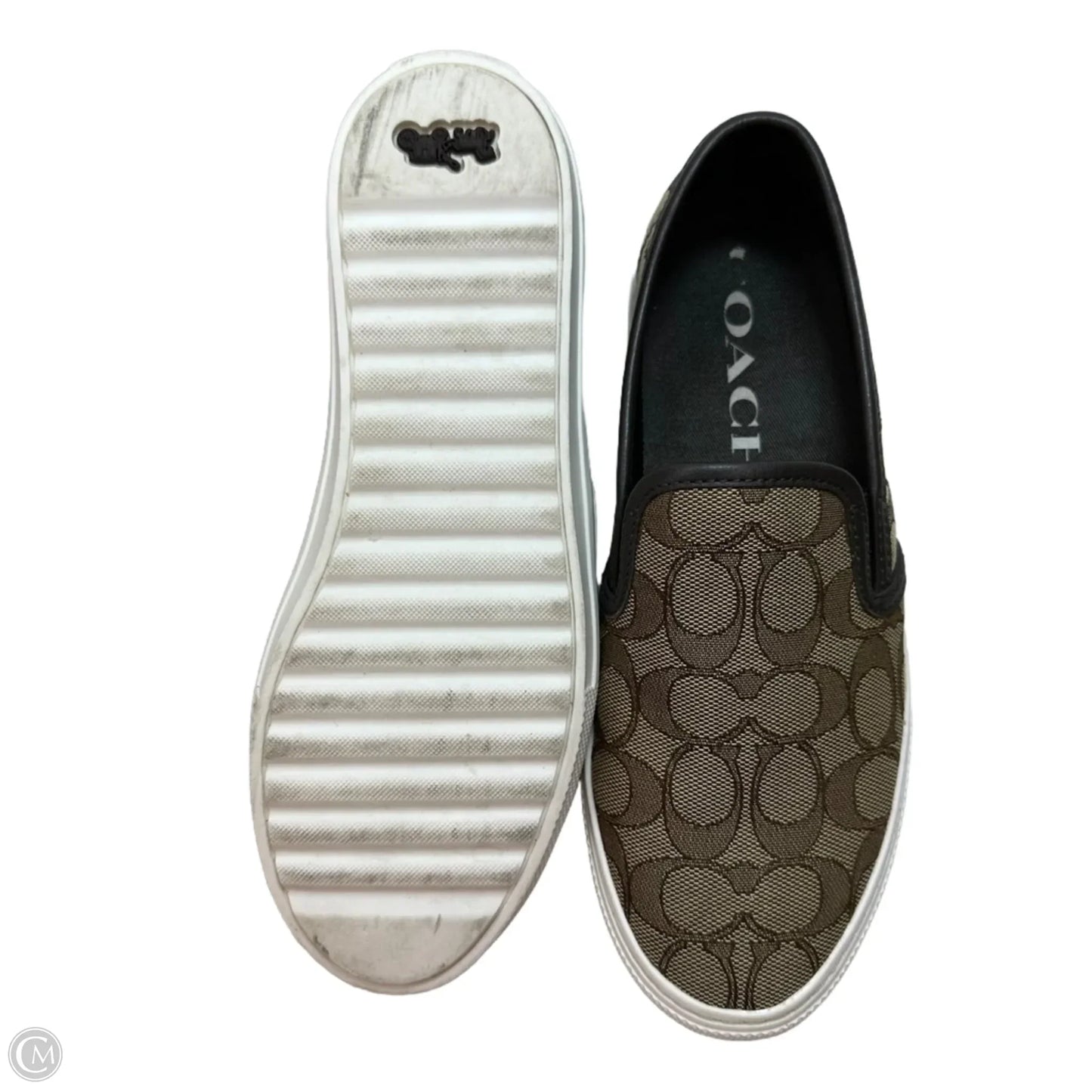 Shoes Designer By Coach In Tan, Size: 7