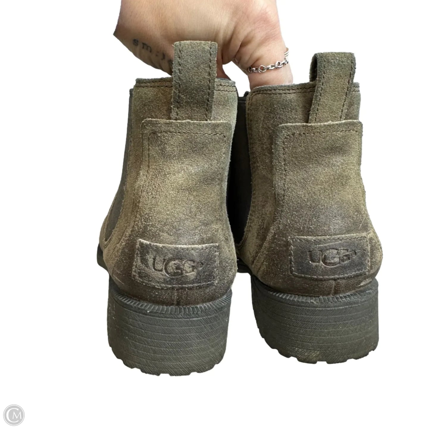 Boots Designer By Ugg In Brown, Size: 8