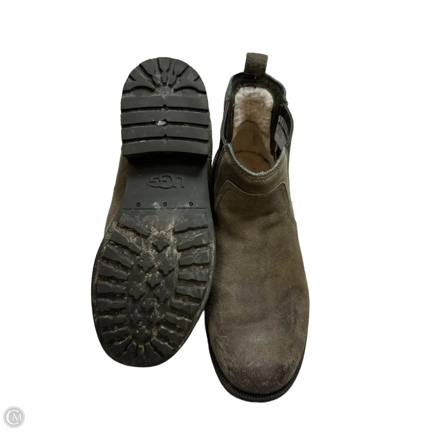 Boots Designer By Ugg In Brown, Size: 8