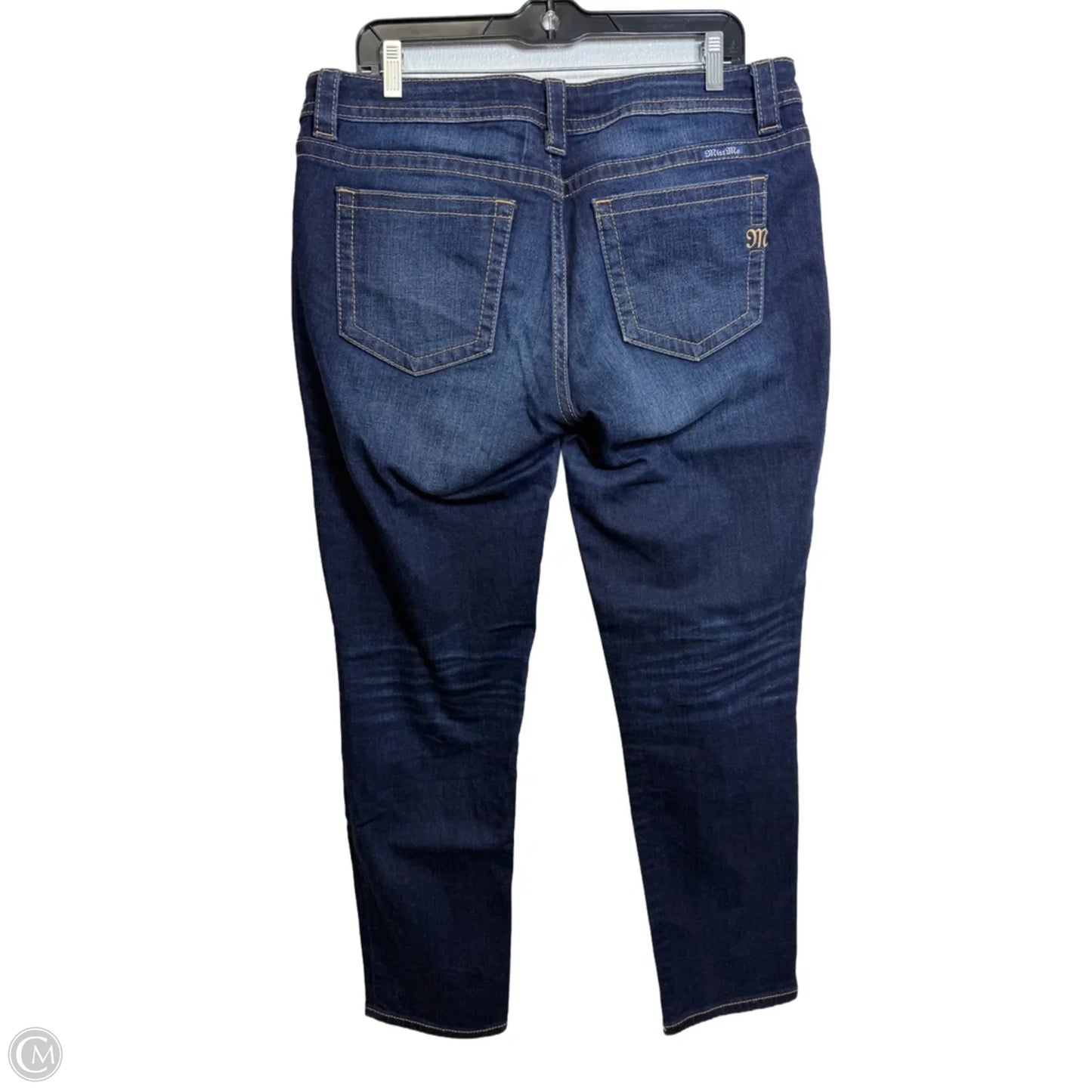 Jeans Straight By Miss Me In Blue Denim, Size: 12