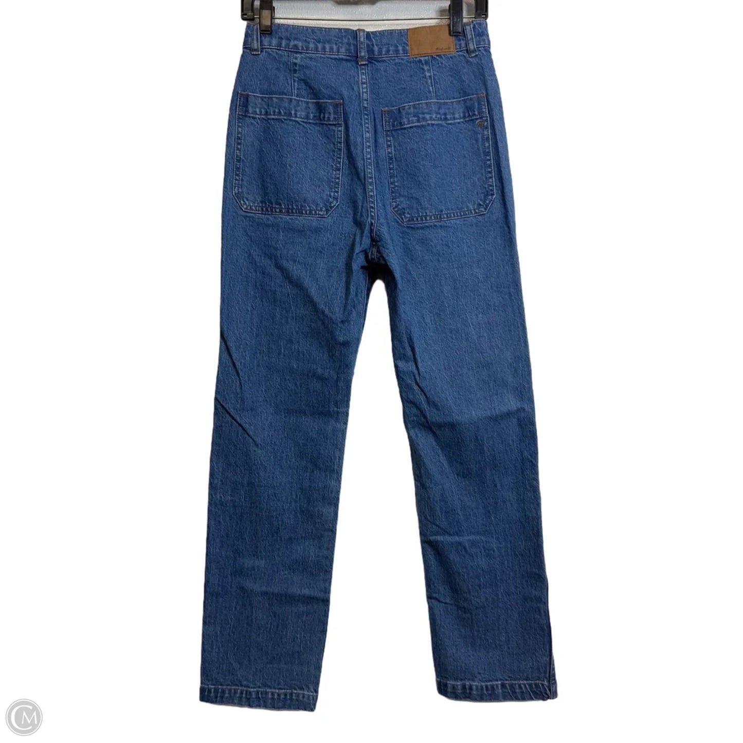 Jeans Straight By Madewell In Blue Denim, Size: 6