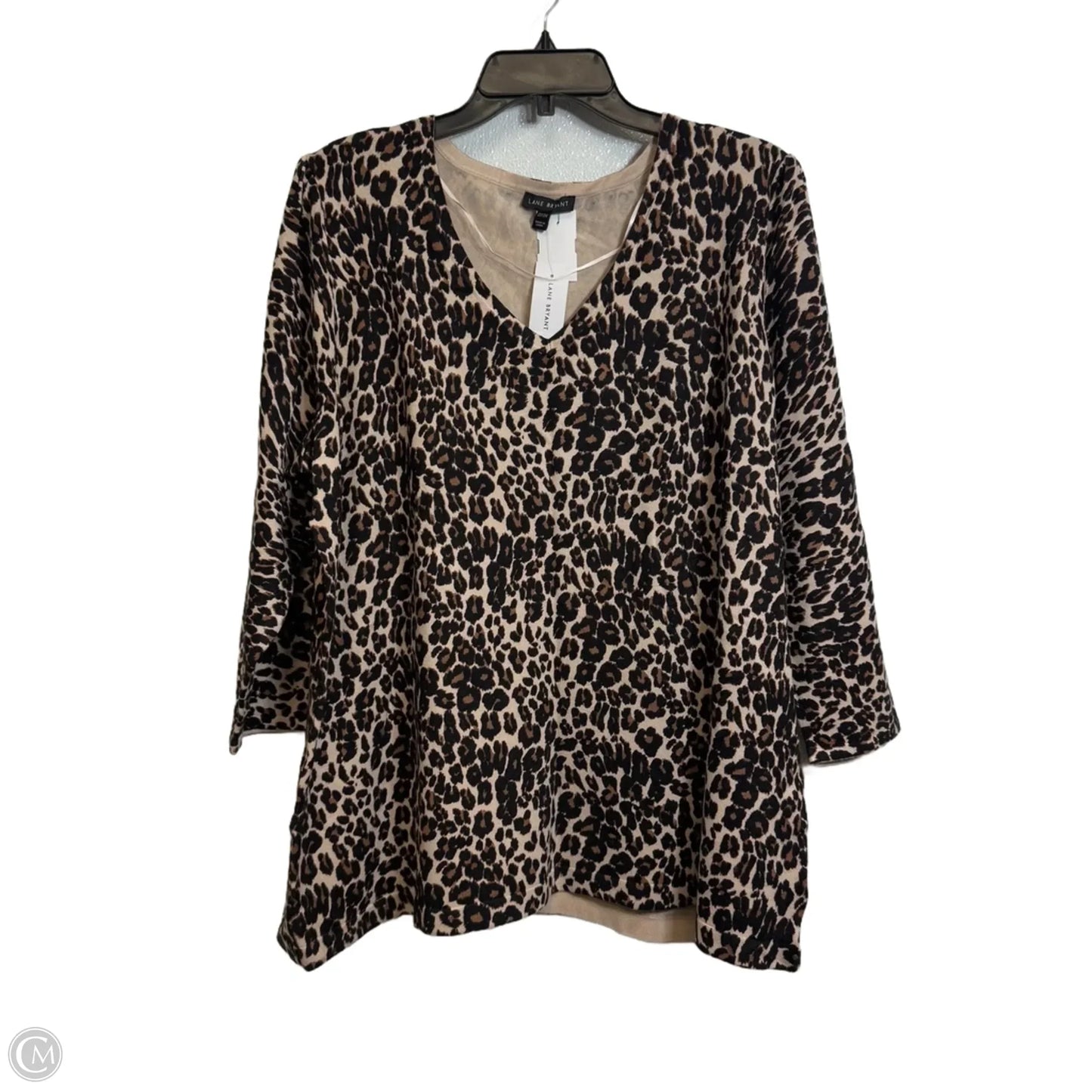 Sweater By Lane Bryant In Animal Print, Size: 2x