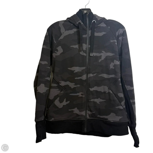 Athletic Sweatshirt Hoodie By Athleta In Camouflage Print, Size: M