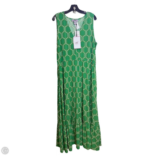 Dress Casual Maxi By By Design In Green, Size: 2x
