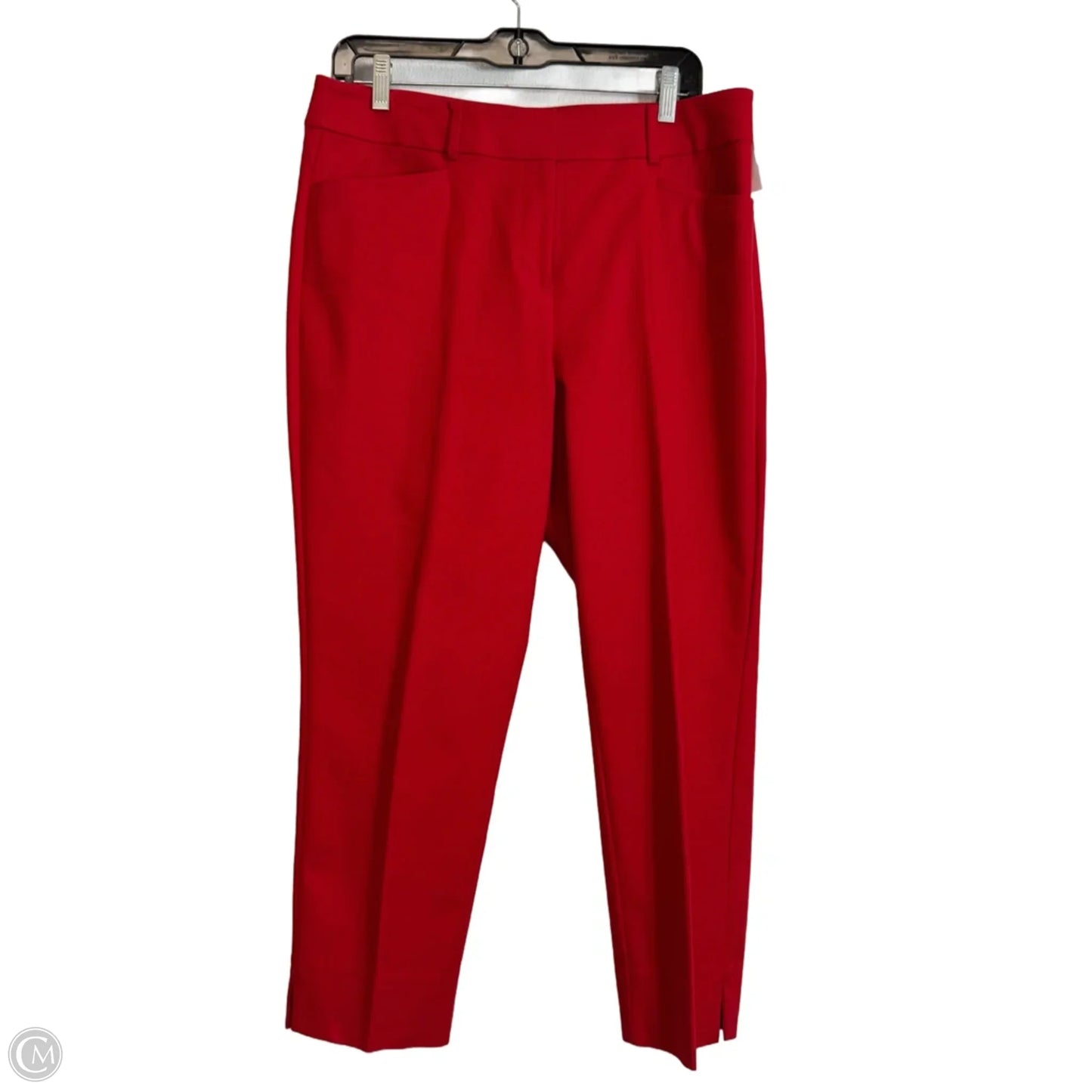 Pants Cropped By Loft In Red, Size: 8