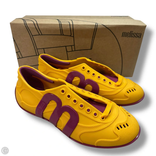 Melissa Motion Jelly sneakers Shoes Sneakers By Clothes Mentor In Yellow, Size: 6