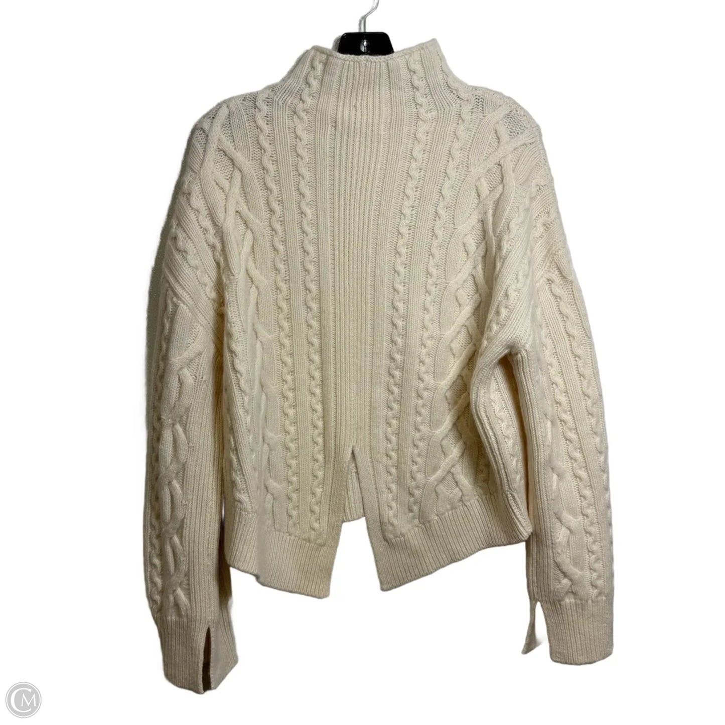 Sweater By Banana Republic In Ivory, Size: L