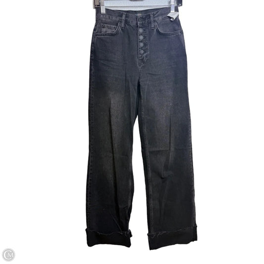 Jeans Wide Leg By Rails In Black Denim, Size: 0