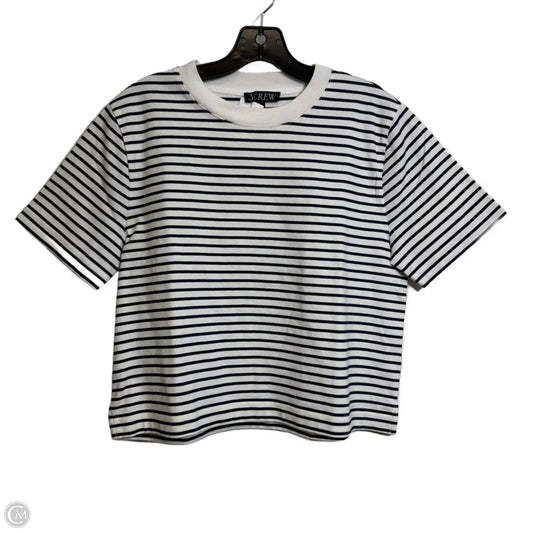 Top Short Sleeve Basic By J. Crew In Striped Pattern, Size: Xs