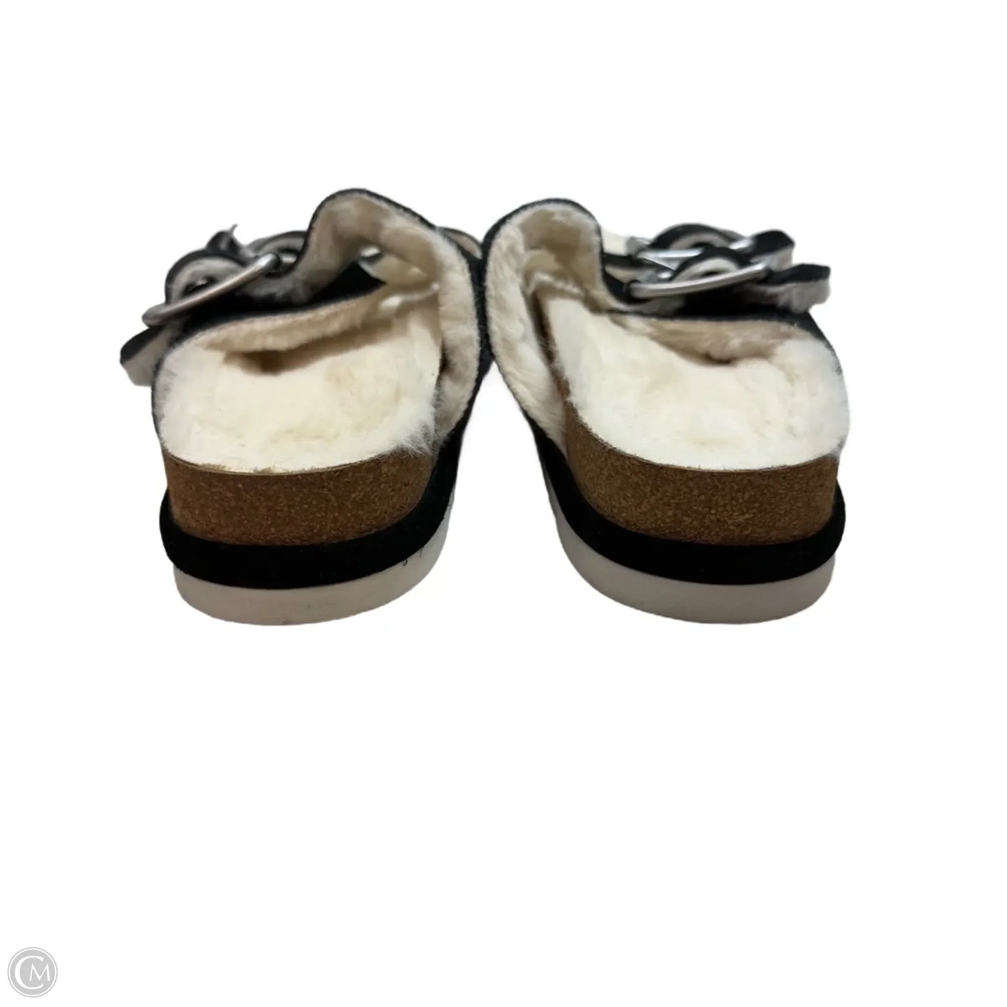 Sandals Flats By J Slides In Black, Size: 10