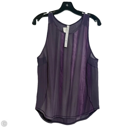 Athletic Tank Top By Lululemon In Purple, Size: 6